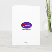 De Happy Fathers dag disc golf wenskaart Kaart (Achterkant)