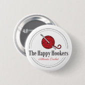 De Happy H Atlanta Crochet Logo Button (Voorkant /achterkant)