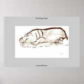 De Happy Hippo Poster (Voorkant)