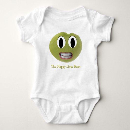 De Happy Lima Bean Kinder kleren Romper (Voorkant)