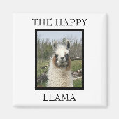 DE HAPPY LLAMA MAGNET (Voorkant)