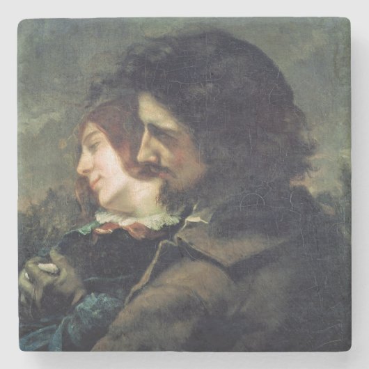 De Happy Lovers, 1844 Stenen Onderzetter (Voorkant)