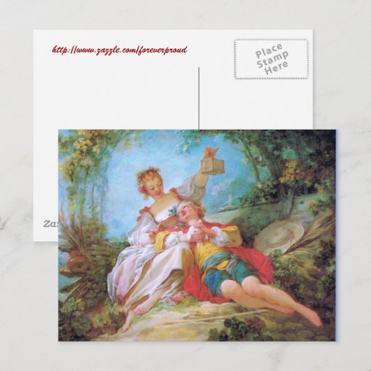 De Happy Lovers Briefkaart (Voorkant / Achterkant)