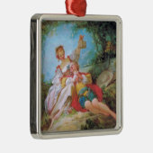 De Happy Lovers - Holiday/ Metalen Ornament (Rechts)