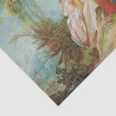 De Happy Lovers van Jean Honore Fragonard Tissuepapier (Detail)