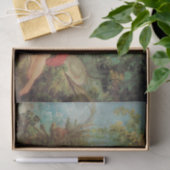De Happy Lovers van Jean Honore Fragonard Tissuepapier (Geschenk)