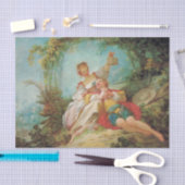 De Happy Lovers van Jean Honore Fragonard Tissuepapier (Craft)