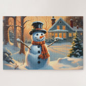 De Happy Snowman Legpuzzel (Horizontaal)