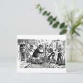 "De Happy Street Cleaner Calaveras" Briefkaart (Staand voorkant)