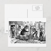 "De Happy Street Cleaner Calaveras" Briefkaart (Voorkant / Achterkant)