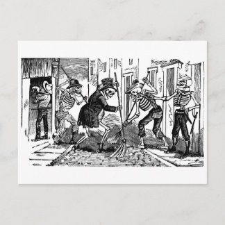 "De Happy Street Cleaner Calaveras" Briefkaart