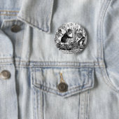 "De Happy Street Cleaner Calaveras" Ronde Button 5,7 Cm (In situ)