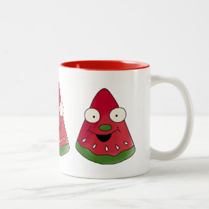De Happy Watermelon-mok Tweekleurige Koffiemok