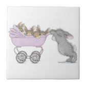 De HappyHoppers®-keramische tegel Tegeltje (Voorkant)