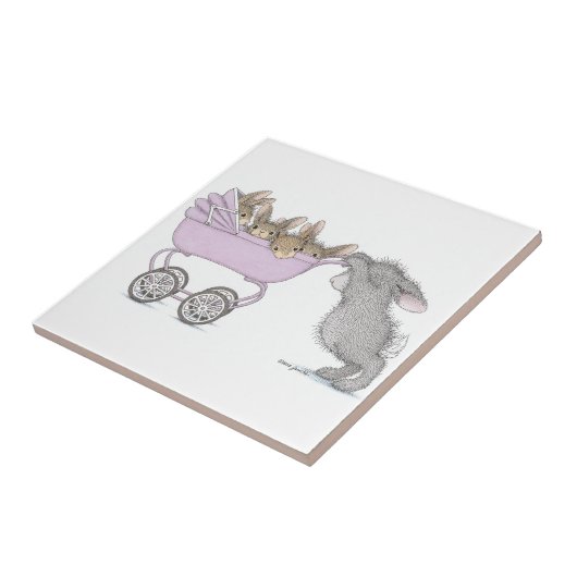 De HappyHoppers®-keramische tegel Tegeltje (Zijkant)