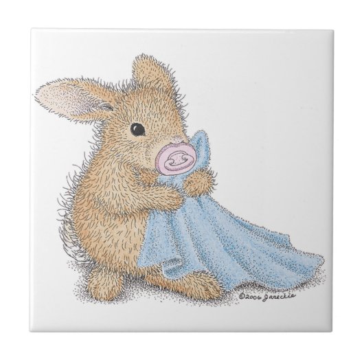 De HappyHoppers®-keramische tegel Tegeltje (Voorkant)