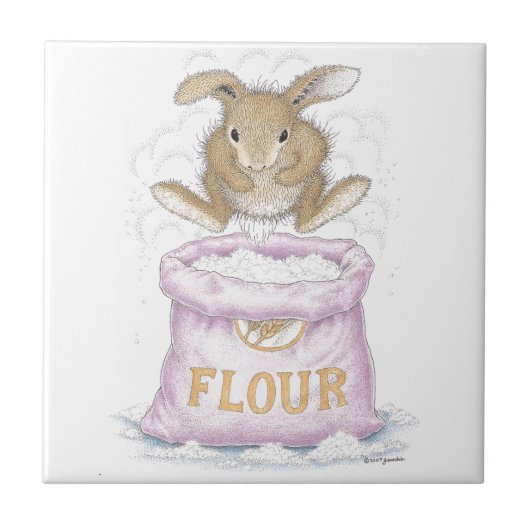 De HappyHoppers®-keramische tegel Tegeltje (Voorkant)