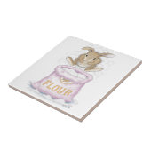 De HappyHoppers®-keramische tegel Tegeltje (Zijkant)