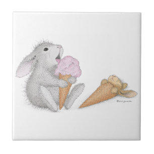 De HappyHoppers®-keramische tegel Tegeltje