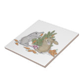 De HappyHoppers®-keramische tegel Tegeltje (Zijkant)