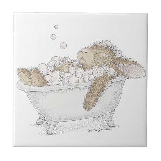 De HappyHoppers®-keramische tegel Tegeltje (Voorkant)