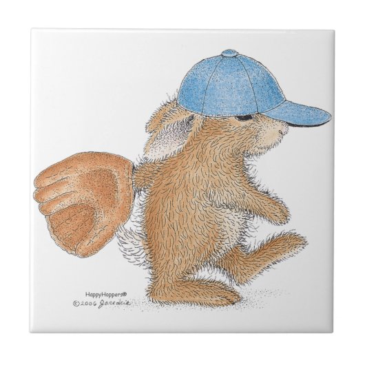 De HappyHoppers®-keramische tegel Tegeltje (Voorkant)