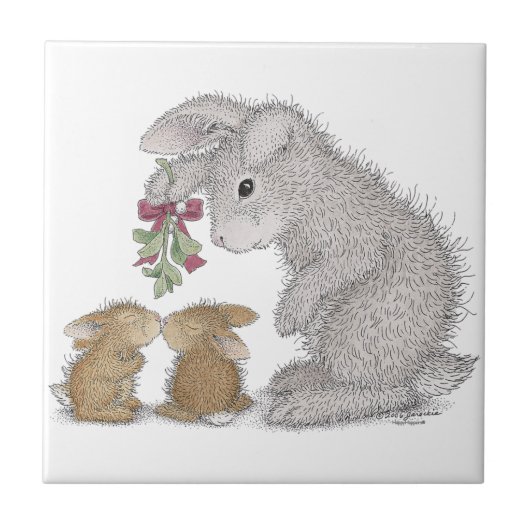 De HappyHoppers®-keramische tegel Tegeltje (Voorkant)