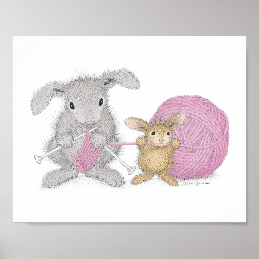 De HappyHoppers® Wall Art Poster (Voorkant)