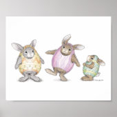 De HappyHoppers® Wall Art Poster (Voorkant)