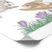 De HappyHoppers® Wall Art Poster (Hoek)