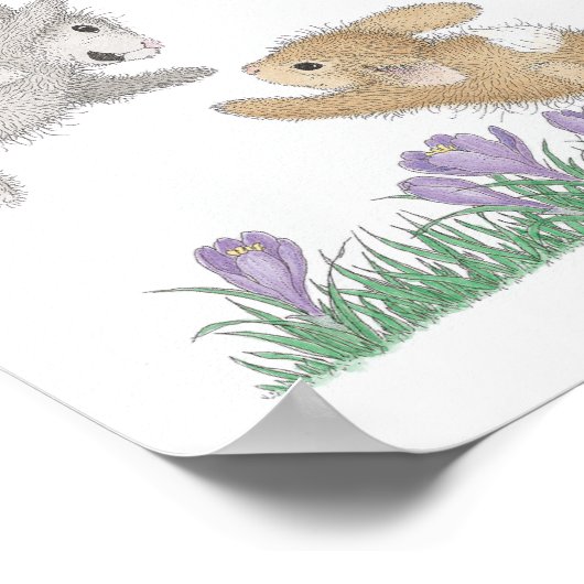 De HappyHoppers® Wall Art Poster (Hoek)