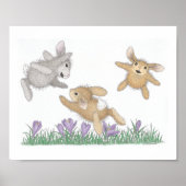 De HappyHoppers® Wall Art Poster (Voorkant)