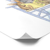 De HappyHoppers® Wall Art Poster (Hoek)