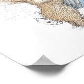 De HappyHoppers® Wall Art Poster (Hoek)