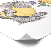 De HappyHoppers® Wall Art Poster (Hoek)