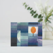 De Harbinger van de herfst door Paul Klee Briefkaart (Staand voorkant)