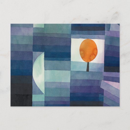 De Harbinger van de herfst door Paul Klee Briefkaart (Voorkant)