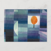 De Harbinger van de herfst door Paul Klee Feestdagenkaart (Voorkant)