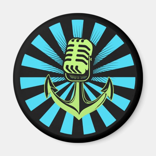 De Harbour Podcast Koelkast Magnet (Voorkant)