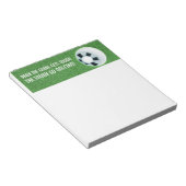 De harde Go Golfing Briefpapier laptop Notitieblok (Schuin)