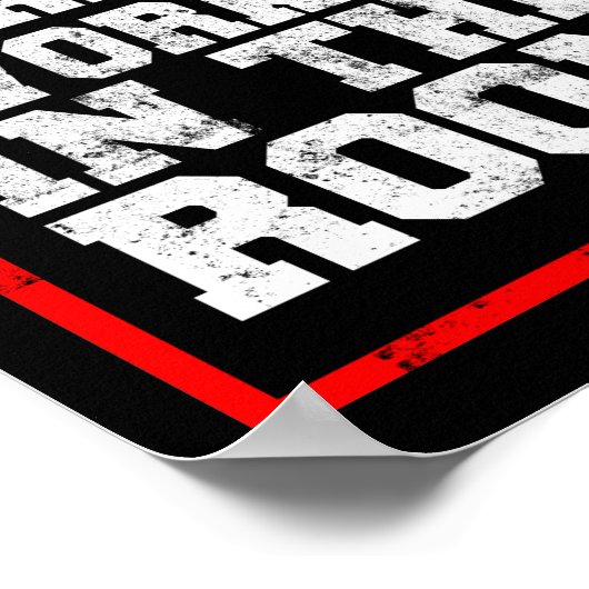 De hardste werker in de zaal poster (Hoek)