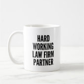 De hardwerkende Partner van de Onderneming van de  Koffiemok (Links)