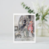 De Hare en de Tortoise Briefkaart (Staand voorkant)