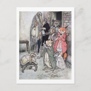 De Hare en de Tortoise Briefkaart