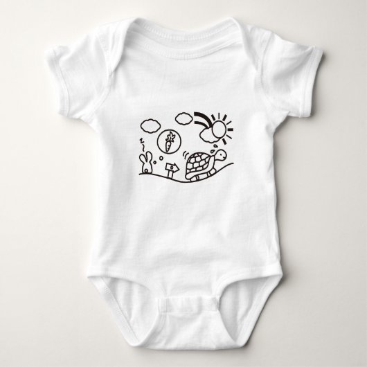 De Hare en de Tortoise Romper (Voorkant)