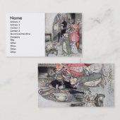 De Hare en de Tortoise Visitekaartje (Voorkant / Achterkant)