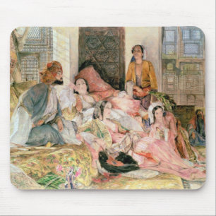De harem, c.1850 muismat