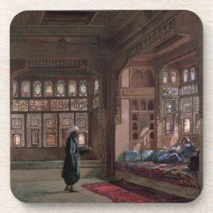 De Harem van sjeik Sadat, Caïro, 1870 Onderzetter