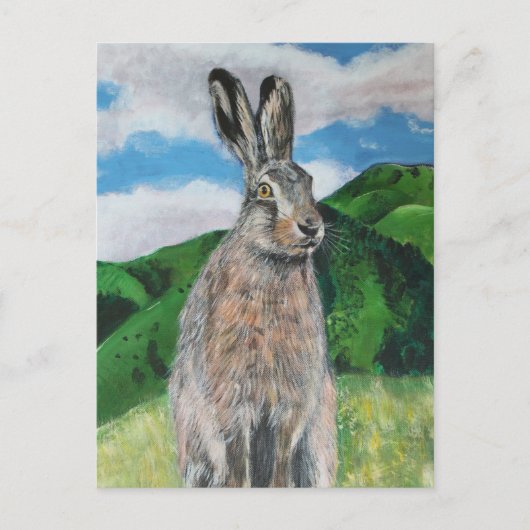 De haren briefkaart (Voorkant)