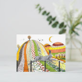 De haren briefkaart (Staand voorkant)